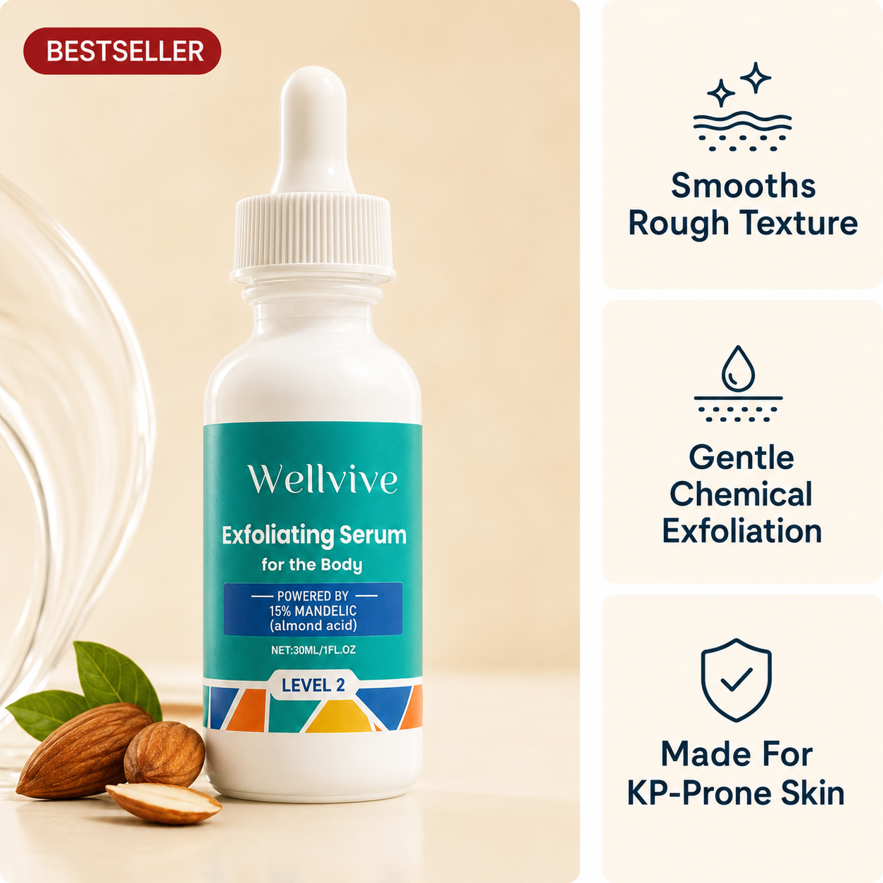 15% Mandelic Acid KP Body Serum